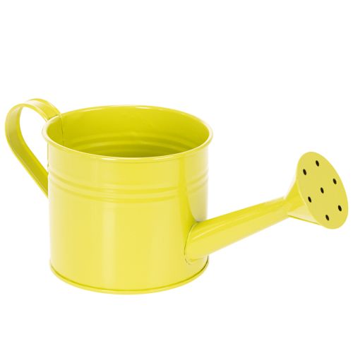 Kleurrijke decoratieve gieter, Ø11cm, H9,5cm, voor het beplanten van planten, lentetafeldecoratie, metaal, set van 8 | Floristik24.nl