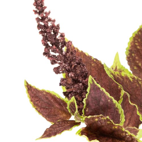 Kunstmatige coleus met rode bladeren, kunstplant, 20 cm | Floristik24.nl
