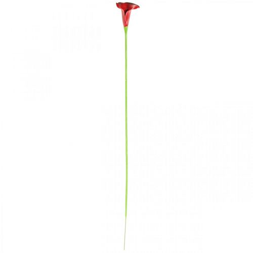 Artikel Calla rood bordeaux kunstbloemen in bos 57cm 12 st