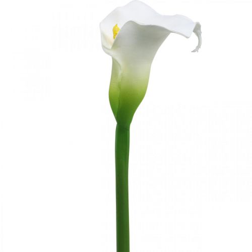 Floristik24 Kunstmatige Calla Witte Bruiloft Decor Zijde Bloem Jubileum L72cm