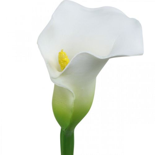 Floristik24 Kunstmatige Calla Witte Bruiloft Decor Zijde Bloem Jubileum L72cm