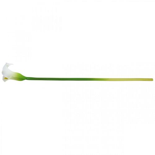 Floristik24 Kunstmatige Calla Witte Bruiloft Decor Zijde Bloem Jubileum L72cm