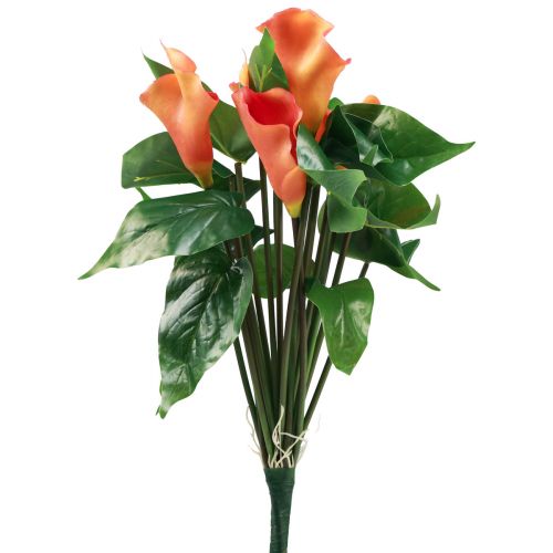 Artikel Calla Lelie Abrikoos Calla Kunstbloemen Oranje Exotisch 44cm