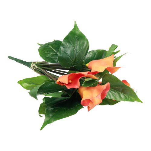 Artikel Calla Lelie Abrikoos Calla Kunstbloemen Oranje Exotisch 44cm