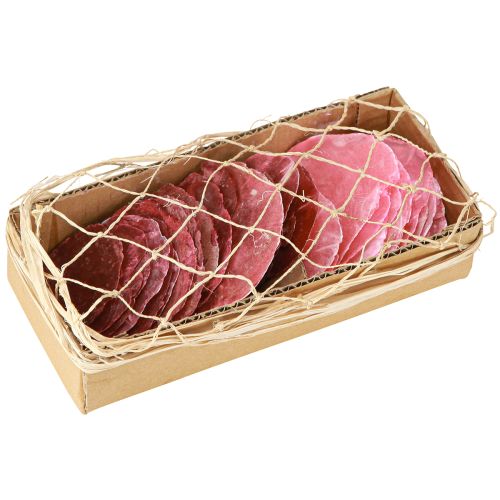 Artikel Capiz schelpdecoratie in roze bes 5cm–8cm mix 60 stuks