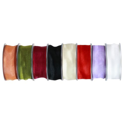 Artikel Chiffonlint organzalint 40mm 20m diverse kleuren
