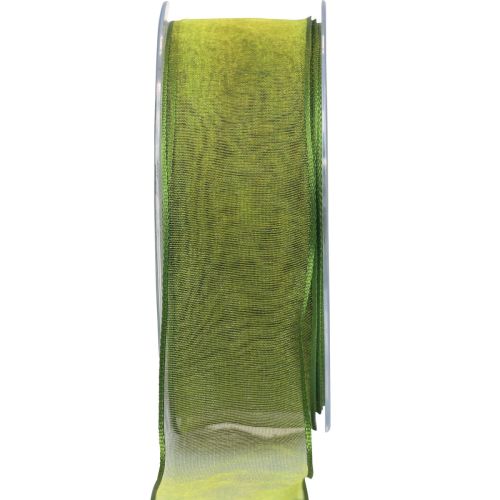 Artikel Chiffonlint organzalint sierlint organza groen 40mm 20m