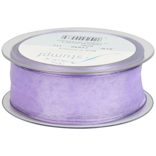 Artikel Chiffonlint organzalint sierlint organza paars 40mm 20m