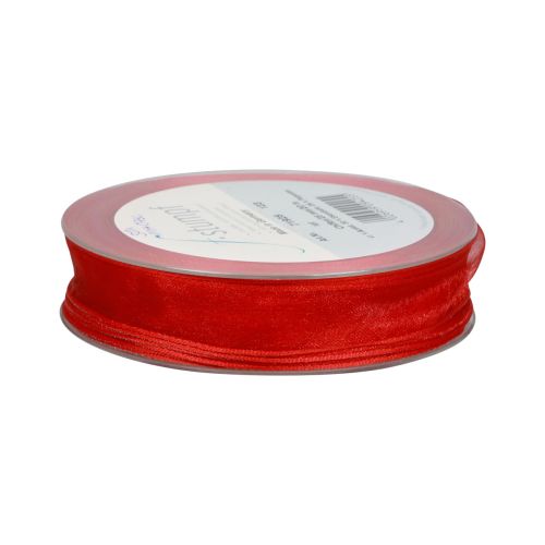 Artikel Chiffon lint organza lint decoratief lint organza rood 15mm 20m