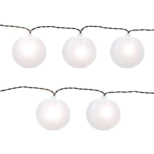 Floristik24 China lantaarns met 20 LED&#39;s wit 9,5m