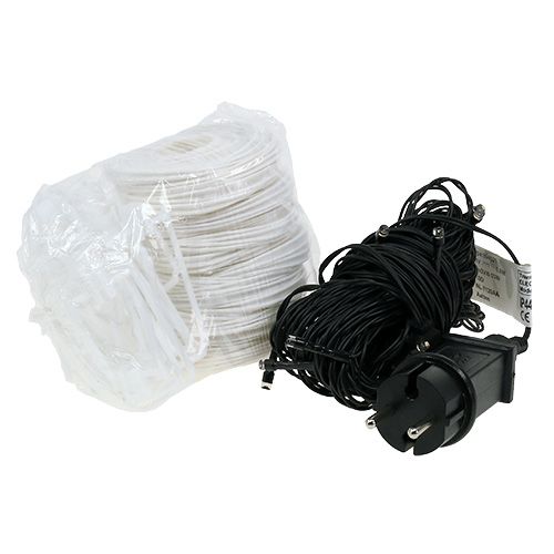 Floristik24 China lantaarns met 20 LED&#39;s wit 9,5m