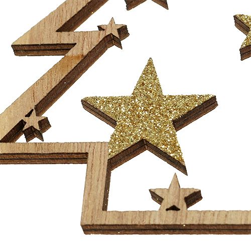 Artikel Kersthangers assorti. 10cm met glitters 12 st