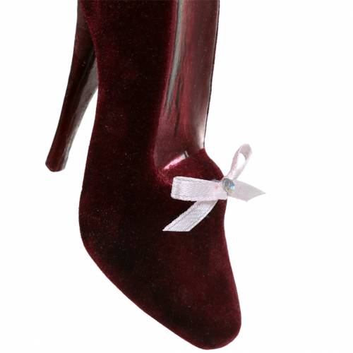 Floristik24 Kerstboompompen Bordeaux 11cm 2st