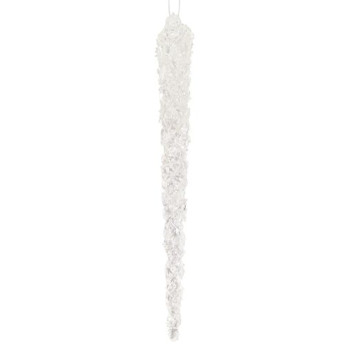 IJspegeldecoratie voor het ophangen van glows in the dark 15cm 8st