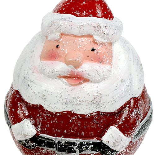 Floristik24 Kerstboomversiering Kerstman, sneeuwpop kunststof Ø8cm 2st