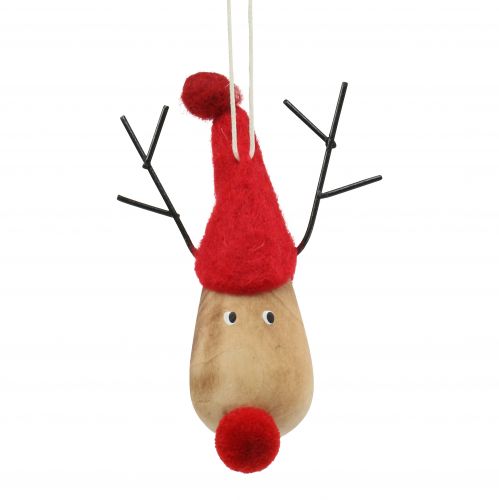 Floristik24 Kerstboomdecoraties eland 8-10cm 3st