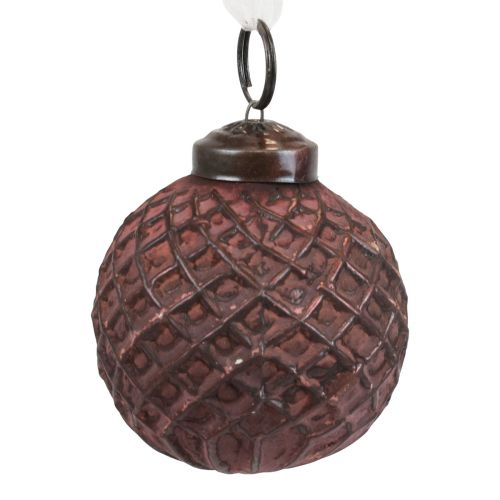 Artikel Kerstboomversiering vintage kerstversiering glas Ø5cm 9st