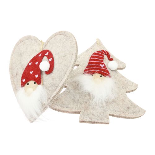Artikel Kerstboomversiering kabouters Kerstkabouters 13-15cm 6 st