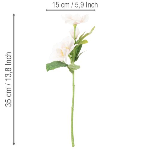 Kunstkerstrozenboeket, kerstboeket, 35 cm, 6 stuks | Floristik24.nl