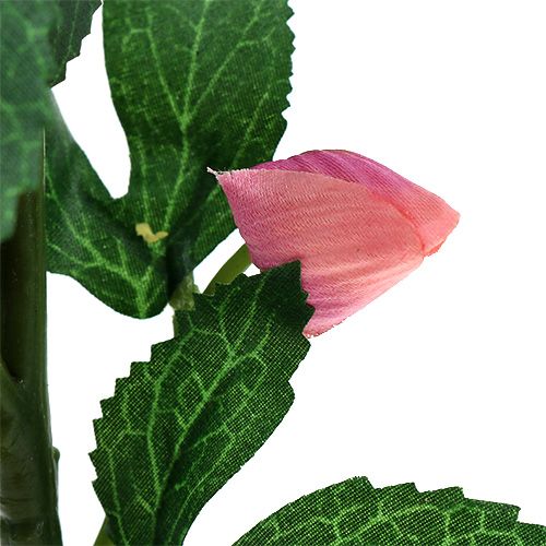 Floristik24 Kerstroos roze L22cm 1 st