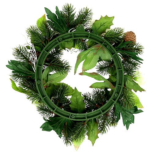 Floristik24 Kerstroos krans Ø30cm