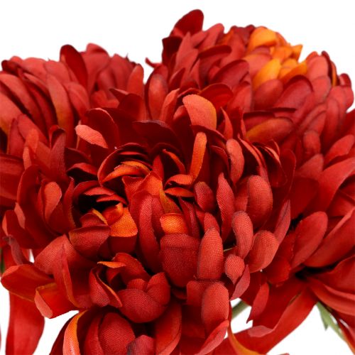 Artikel Chrysantenboeket vermiljoen rood 28cm 6 st