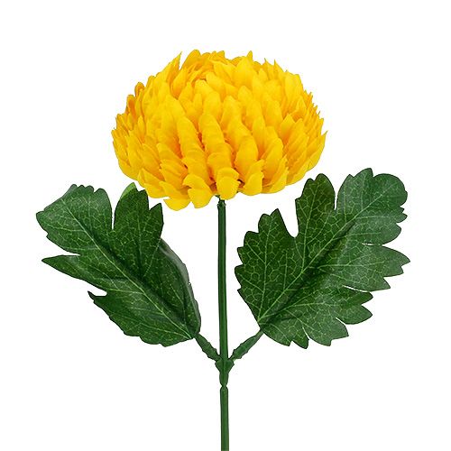 Artikel Chrysanthemum geel kunstmatig Ø7cm L18cm
