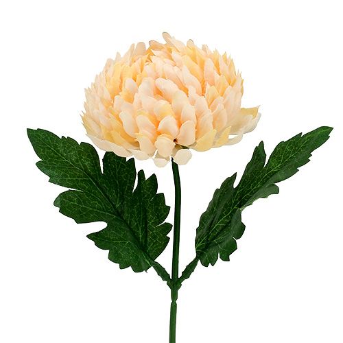 Floristik24 Kunstchrysant perzik Ø7cm L18cm