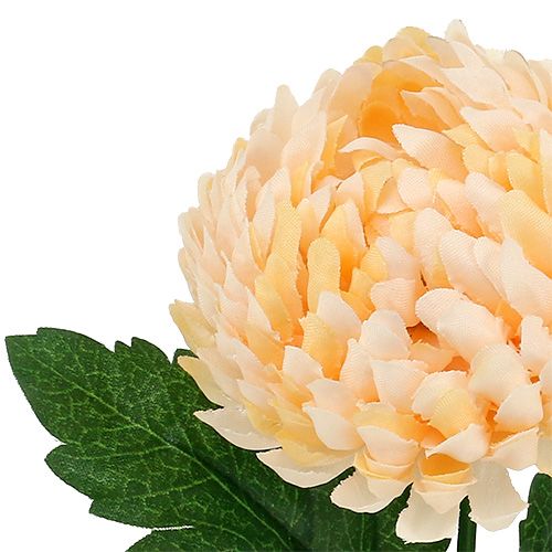 Floristik24 Kunstchrysant perzik Ø7cm L18cm