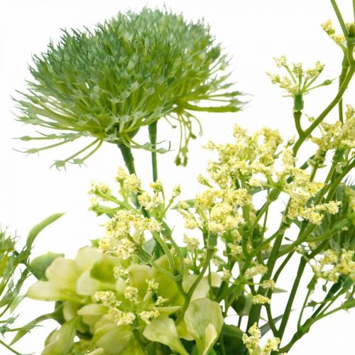 Floristik24 Zijden bloemen, kunstboeket, bloemdecoratie met distels 40cm