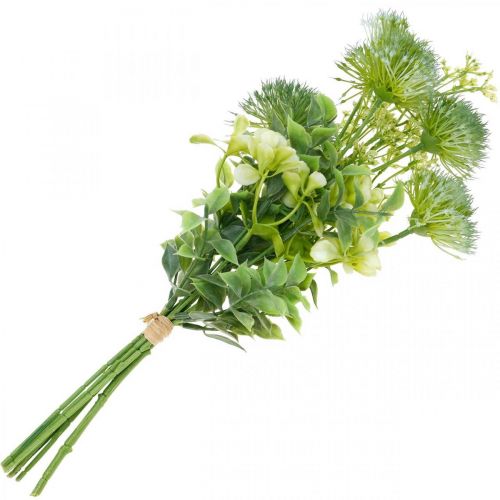 Floristik24 Zijden bloemen, kunstboeket, bloemdecoratie met distels 40cm