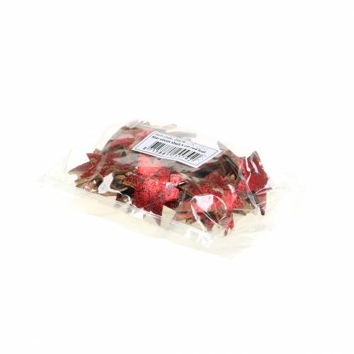 Artikel Kokosster rood 5cm 50 stuks Kerstdecoratie decoratieve sterren