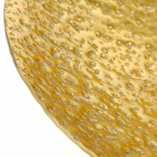 Floristik24 Gouden sierschaal metaal Ø35/46cm, set van 2