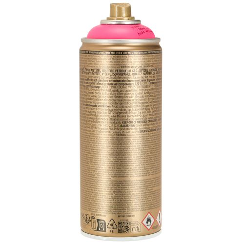 Artikel Kleurspray Fluorescerend Roze Kleurspray Montana Blikken 400ml
