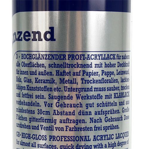 Floristik24 Kleurspray Metallic Glanzend Zilver 400ml