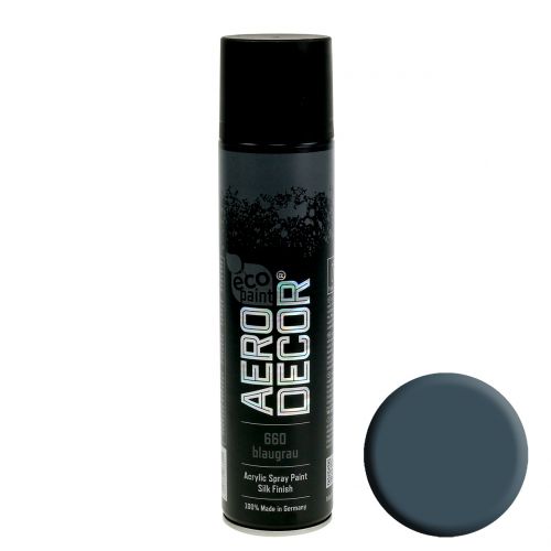 Kleurspray Acryl Blauw-Grijs 400ml | Floristik24.nl