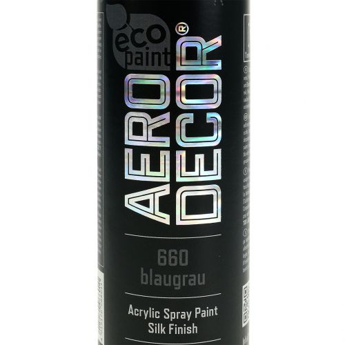 Kleurspray Acryl Blauw-Grijs 400ml | Floristik24.nl
