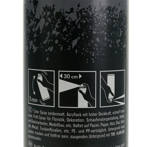 Kleurspray Acryl Blauw-Grijs 400ml | Floristik24.nl