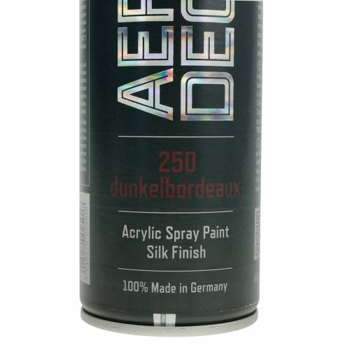 Floristik24 Kleurspray Zijde Mat 400ml Donker Bordeaux
