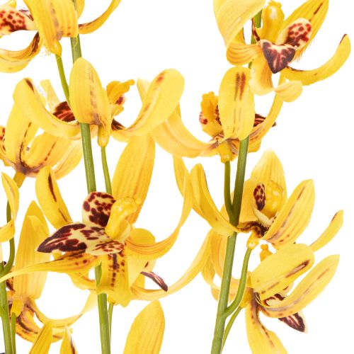 Artikel Kunstmatige Cymbidium-orchidee als bloemstengel voor elegante decoratie, 95 cm, 2 stuks