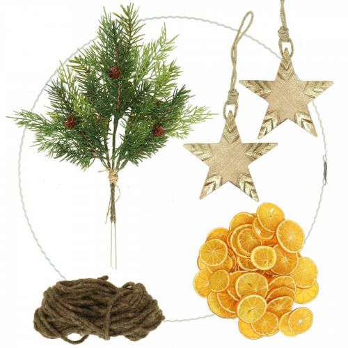 Floristik24 DIY doos oranje krans