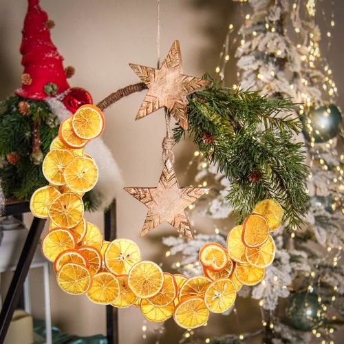 Floristik24 DIY doos oranje krans