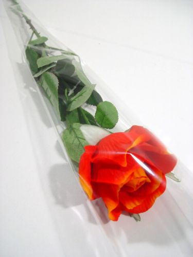 Artikel Bloementas voor 1 roos &quot;Blank&quot; L65cm B14cm - 3cm 50 st