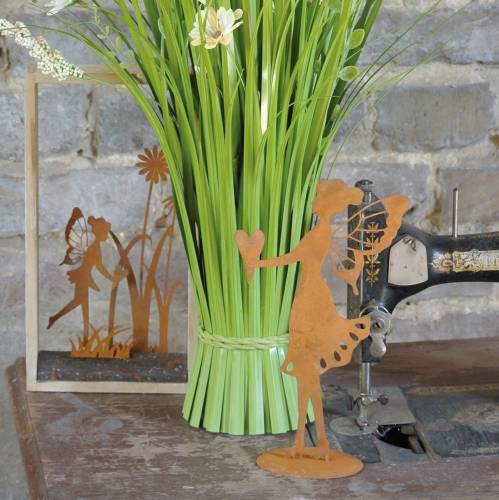 Floristik24 Decoratief elfje roest H24cm