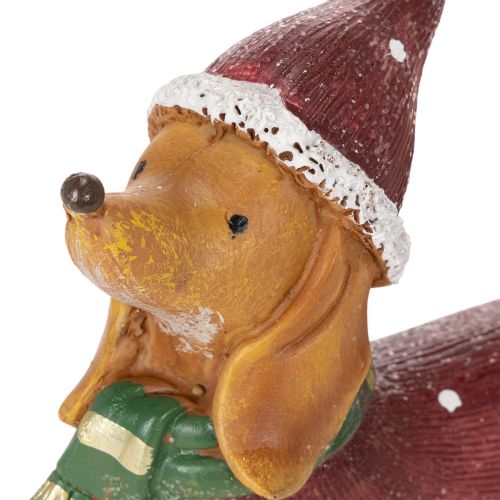 Decoratief teckelbeeldje met