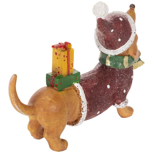 Decoratief teckelbeeldje met