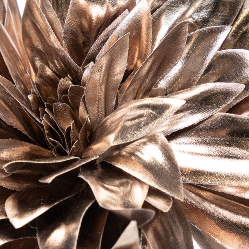 Kunstmatige dahlia, met lange steel en twee bloemen, 75 cm | Floristik24.nl
