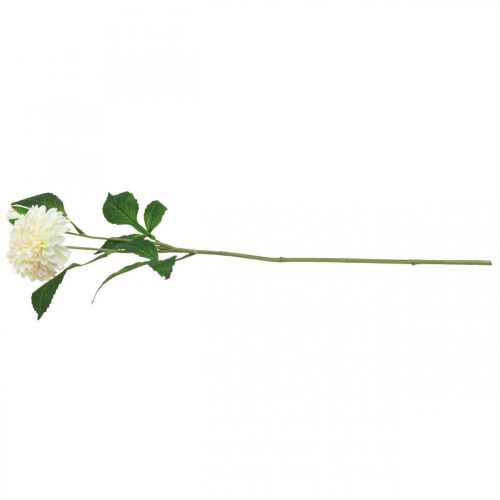 Artikel Dahlia kunstbloemen crème groen 2 bloemen 60cm