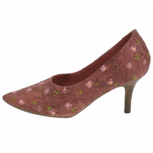 Floristik24 Decoratieve schoen plant schoen pomp bruin 24cm × 8cm H13.6cm