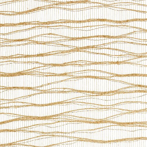 Deco Wave tafelscharnier 26cm x 300cm metallic goud | Floristik24.nl